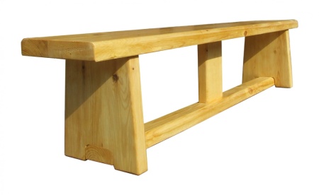Гимнастическая скамейка деревянная 3,5 м фото