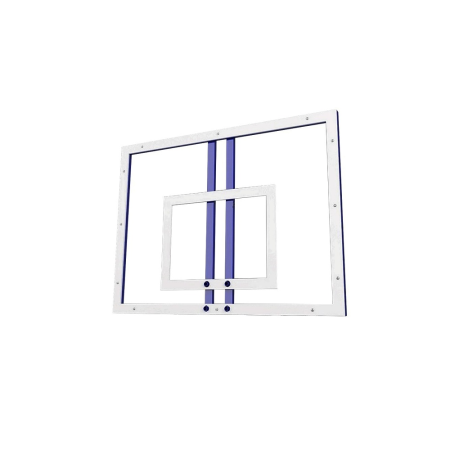 Баскетбольный щит тренировочный 1200х900 мм, оргстекло 8 мм фото