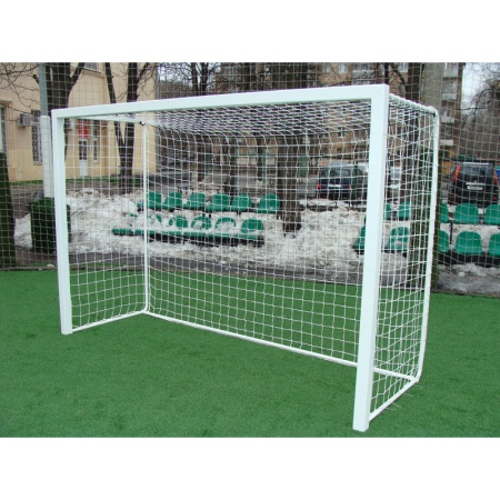 Ворота мини-футбольные/гандбольные алюминиевые 3х2 м, профиль 80х80 мм фото